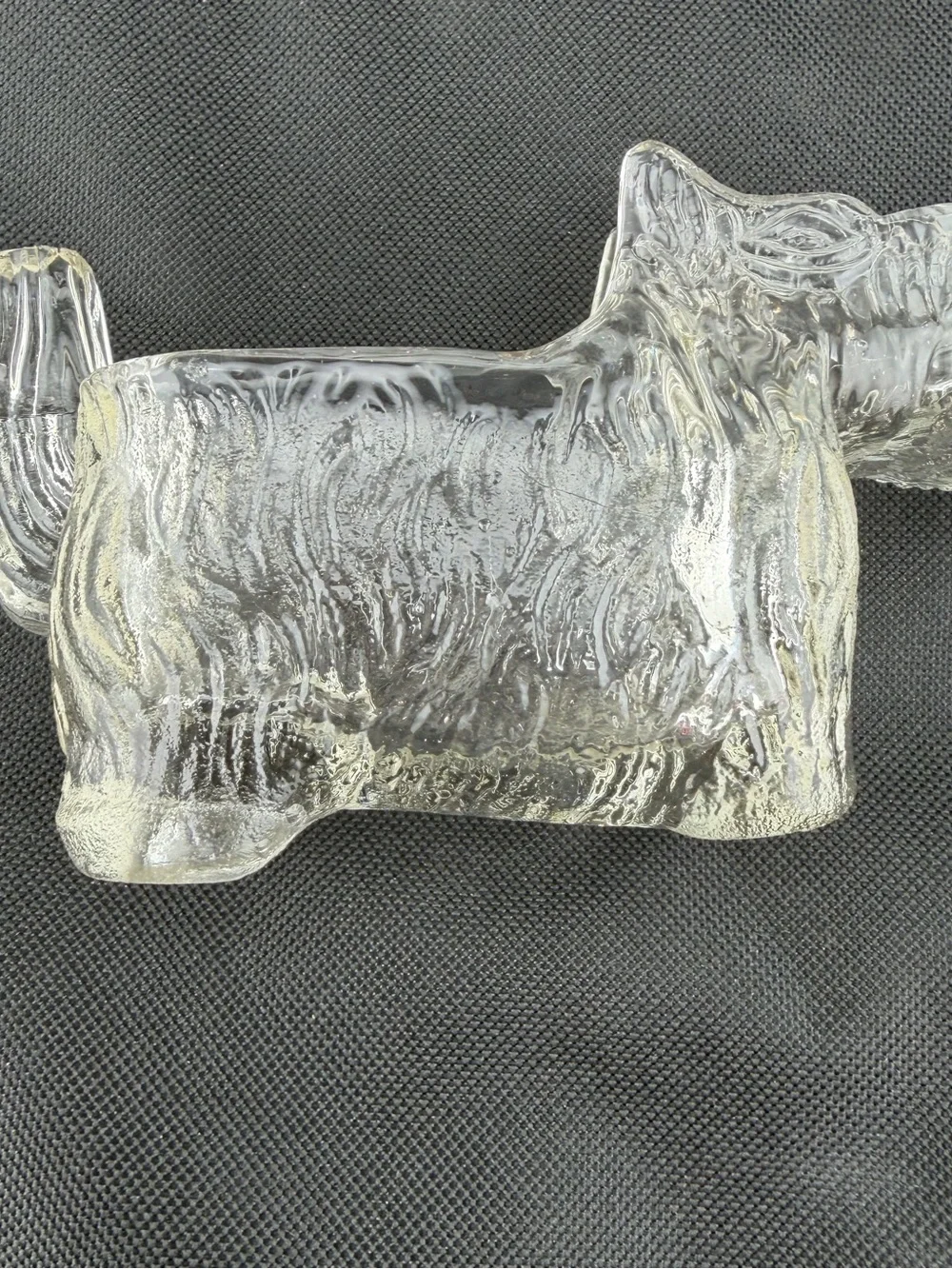 Scottie Dog Glass Creamer 1930's POST Grape Nuts Cereal Promotional L.E. Smith